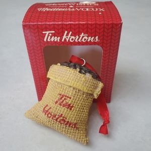 Tim Hortons 2016 Christmas Ornament Bag of Coffee Beans